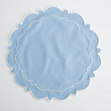 HARMONY BLUE ROUND FABRIC PLACEMAT (Set Of 4)