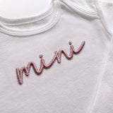 3D Puff Embroidered Mama & Mini Matching Set