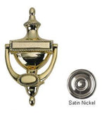 BRASS Accents A06K0170619 Rope Door Knocker 8 in. Satin Nickel