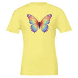 Rainbow Butterfly Premium Crewneck T-shirt