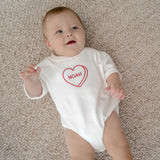 Personalized Candy Heart Tees & Baby Outfits