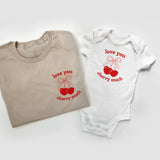 "Love You Cherry Much" Matching T-Shirts and Baby Outfits