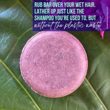 Lavender Clary Sage Solid Shampoo Bar with Ratanjot Root