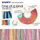 Mini Sari Wrap Skirt