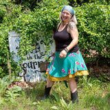 Mini Sari Wrap Skirt