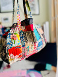Patchwork Quilted Duffle Bag