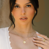 Gold Filled Compass Necklace