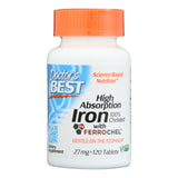 Doctors Best Iron Hi Absorb 100% chltd 1 Each120 Tab(D0102H5NFK8)