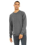 Unisex Sponge Fleece crewneck Sweatshirt DK gRY MRBLE FLc M(D0102H78962)
