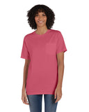 Unisex garmentDyed TShirt with Pocket BLAcK S(D0102H7K06T)