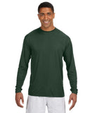 Mens cooling Performance Long Sleeve TShirt ATHLETIc ORANgE S(D0102H7KAQ2)