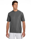 Mens cooling Performance TShirt gRAPHITE S(D0102H7KD9X)