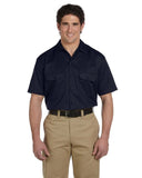 Unisex ShortSleeve Work Shirt BLAcK S(D0102H7MF0X)