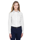 Ladies crown Woven collectionSolid Broadcloth WHITE 4XL(D0102H7Y5YP)