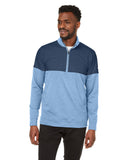 Mens cloudspun Warm Up QuarterZip PMA BLK QUT SHD M(D0102H7YUQ8)