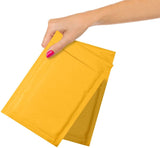 Pack of 25 gold Kraft Bubble Padded Envelopes 65 x 9 Kraft Bubble Peel and Seal Envelopes Yellow Kraft Bubble Mailers 6 12 x 9 S