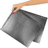Metallic Silver Bubble Mailers 1275 x 105 Poly Padded Envelopes Pack of 10 Self Adhesive Padded Shipping Envelopes Peel and Seal