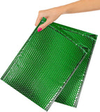 Metallic green Bubble Mailers 12 x 17 Poly Padded Envelopes Pack of 10 Self Adhesive Padded Shipping Envelopes Peel and Seal Mai