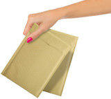 Pack of 50 Kraft Padded Bubble Mailers 4x7 Natural Brown Kraft Bubble Envelopes 4 x 7 Peel and Seal Envelopes Bulk Shipping Bags