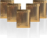 Pack of 25 Metallic Bubble Mailers 6x9 gold Bubble Mailers 6 x 9 Packing Envelopes Bubble Mailer with Peel and Seal(D0102H93KNY)
