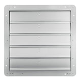 VEVOR 24 Shutter Exhaust Fan, High-speed 3320 CFM, Aluminum Wall Mount Attic Fan with AC-motor, Ventilation and Cooling for Gr
