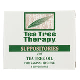 Tea Tree Therapy Vaginal Suppositories with Tea Tree Oil 6 Suppositories(D0102HH9PX2.)