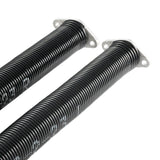 VEVOR Garage Door Torsion Springs, Pair of 0.218 x 2 x 23inch, Garage Door Springs with Non-Slip Winding Bars, 16000 Cycles, Glo