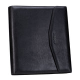 The V.P Pro Faux Leather Binder Padfolio with removeable 1 Ring- Black
