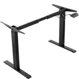 VEVOR Standing Desk Frame, Adjustable 27.6-46.1 inch Height & 35.4-53.2 inch Length Electric Stand Up Computer Desk Legs, Ergono
