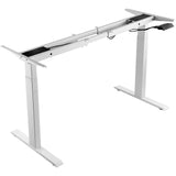 VEVOR Standing Desk Frame Dual Motor, Adjustable 27.6-46.1 Height & 43.3-70.1 Length Electric Stand Up Computer Desk Legs, Ergon