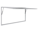 VEVOR Concession Window 96x48, Aluminum Alloy Food Truck Service Window with Awning Door & Drag Hook, Up to 85 Degrees Stand Ser