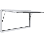 VEVOR Concession Window 72x36, Aluminum Alloy Food Truck Service Window with Awning Door & Drag Hook, Up to 85 Degrees Stand Ser