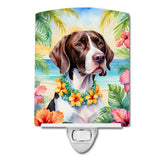 NEW Pointer Luau Ceramic Night Light Compact, UL-Certified, Ideal for Bedroom, Bathroom, Nursery, Hallway, Kitchen, 6x4x3, Multi