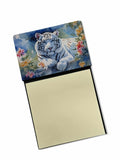 NEW White Tiger Sticky Note Holder Refillable Dispenser Self-Sticky Note Pads, Memo Pads Blank Desk Accessories