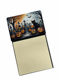 NEW Black Cat Spooky Halloween Sticky Note Holder Refillable Dispenser Self-Sticky Note Pads, Memo Pads Blank Desk Accessories