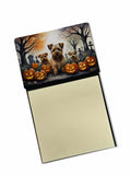 NEW Norfolk Terrier Spooky Halloween Sticky Note Holder Refillable Dispenser Self-Sticky Note Pads, Memo Pads Blank Desk Accesso