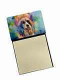 NEW Afghan Hound Hippie Dawg Sticky Note Holder Refillable Dispenser Self-Sticky Note Pads, Memo Pads Blank Desk Accessories