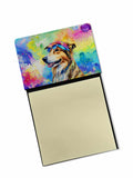 NEW Collie Hippie Dawg Sticky Note Holder Refillable Dispenser Self-Sticky Note Pads, Memo Pads Blank Desk Accessories