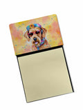 NEW Airedale Terrier Hippie Dawg Sticky Note Holder Refillable Dispenser Self-Sticky Note Pads, Memo Pads Blank Desk Accessories