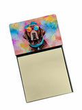 NEW Chocolate Labrador Hippie Dawg Sticky Note Holder Refillable Dispenser Self-Sticky Note Pads, Memo Pads Blank Desk Accessori