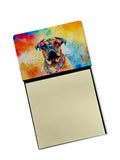 NEW Bullmastiff Hippie Dawg Sticky Note Holder Refillable Dispenser Self-Sticky Note Pads, Memo Pads Blank Desk Accessories