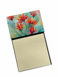 NEW Wyoming Indian Paintbrush in Watercolor Sticky Note Holder Refillable Dispenser Self-Sticky Note Pads, Memo Pads Blank Desk