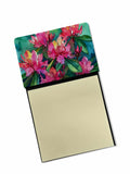 NEW West Virginia Rhododendrons in Watercolor Sticky Note Holder Refillable Dispenser Self-Sticky Note Pads, Memo Pads Blank Des