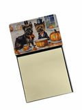 NEW Cairn Terrier Fall Kitchen Pumpkins Sticky Note Holder Refillable Dispenser Self-Sticky Note Pads, Memo Pads Blank Desk Acce