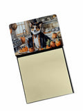 NEW Corgi Fall Kitchen Pumpkins Sticky Note Holder Refillable Dispenser Self-Sticky Note Pads, Memo Pads Blank Desk Accessories