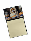 NEW Tibetan Mastiff Fall Kitchen Pumpkins Sticky Note Holder Refillable Dispenser Self-Sticky Note Pads, Memo Pads Blank Desk Ac