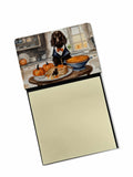 NEW Boykin Spaniel Fall Kitchen Pumpkins Sticky Note Holder Refillable Dispenser Self-Sticky Note Pads, Memo Pads Blank Desk Acc