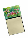 NEW Virginia American Dogwood in Watercolor Sticky Note Holder Refillable Dispenser Self-Sticky Note Pads, Memo Pads Blank Desk