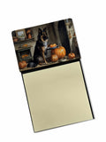 NEW Belgian Tervuren Fall Kitchen Pumpkins Sticky Note Holder Refillable Dispenser Self-Sticky Note Pads, Memo Pads Blank Desk A