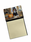 NEW Beagle Fall Kitchen Pumpkins Sticky Note Holder Refillable Dispenser Self-Sticky Note Pads, Memo Pads Blank Desk Accessories